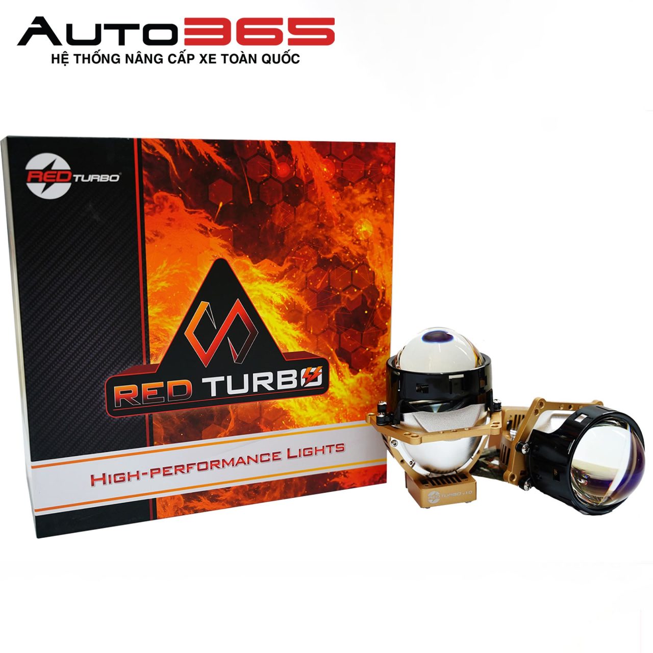 BI LED SIÊU NGẮN RED TURBO 1.0 - Hình 1